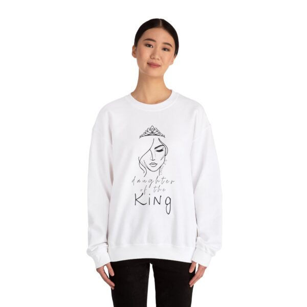 Daughter Of The King Unisex Heavy Blend™ Crewneck Sweatshirt - Image 8