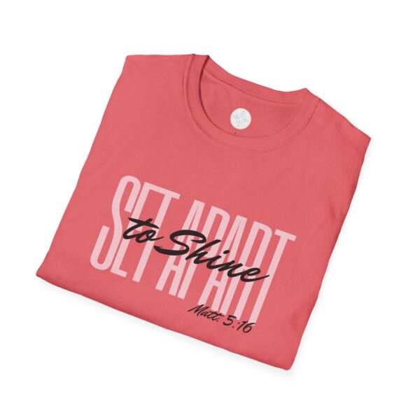 Pink Set Apart to Shine Unisex Softstyle T-Shirt