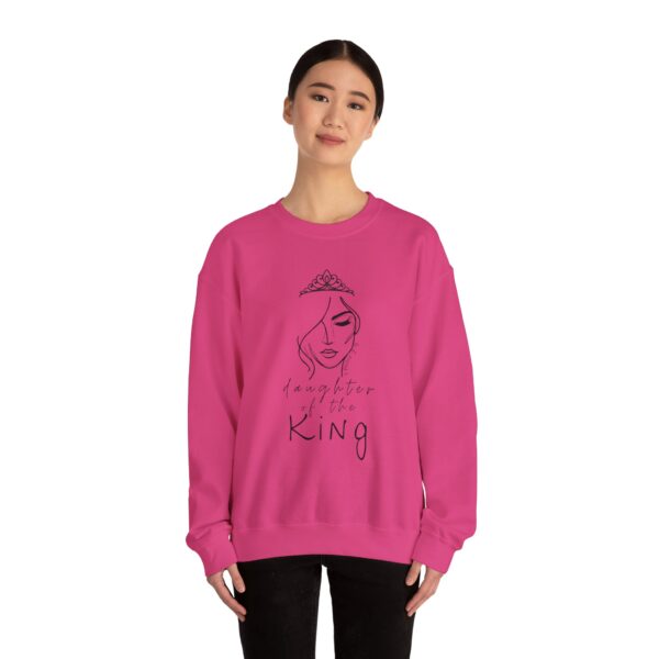 Daughter Of The King Unisex Heavy Blend™ Crewneck Sweatshirt - Image 4