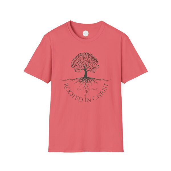 Rooted in Christ Unisex Softstyle T-Shirt - Image 5