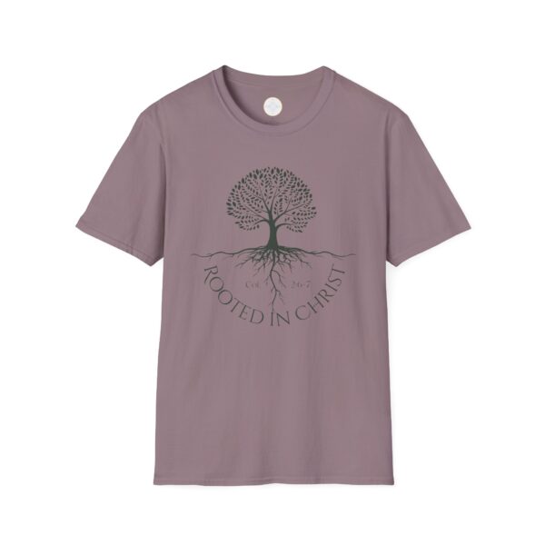 Rooted in Christ Unisex Softstyle T-Shirt - Image 25